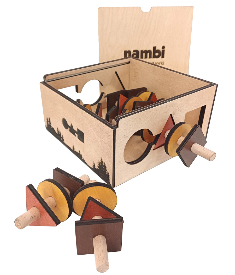 Wooden Logic Game - Skewers