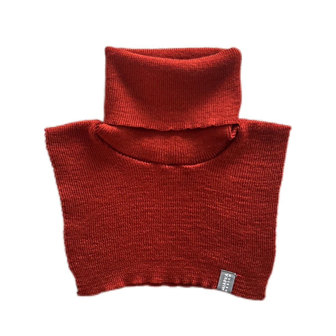 Merino Tube scarf - Cinnamon