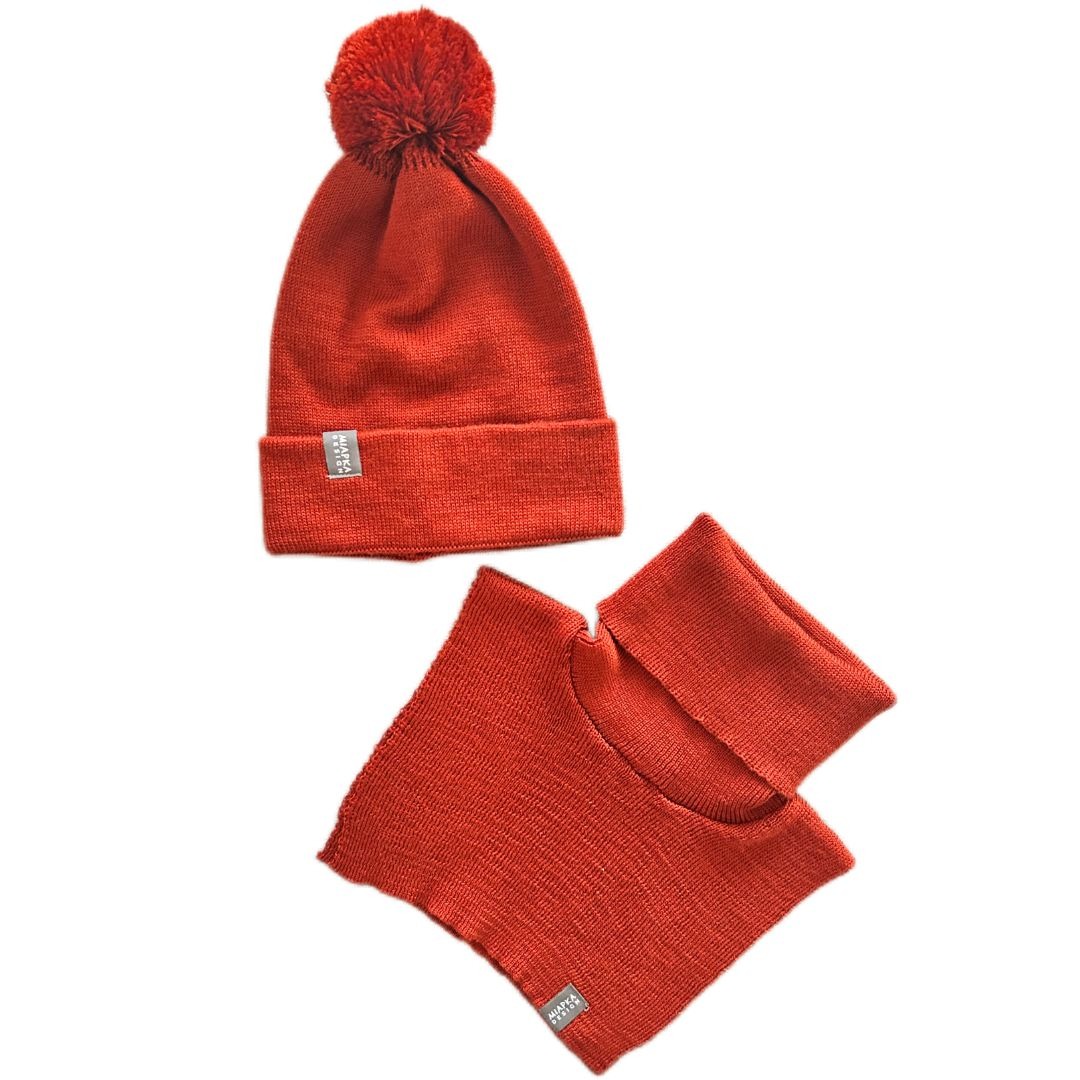 Merino Tube scarf - Cinnamon