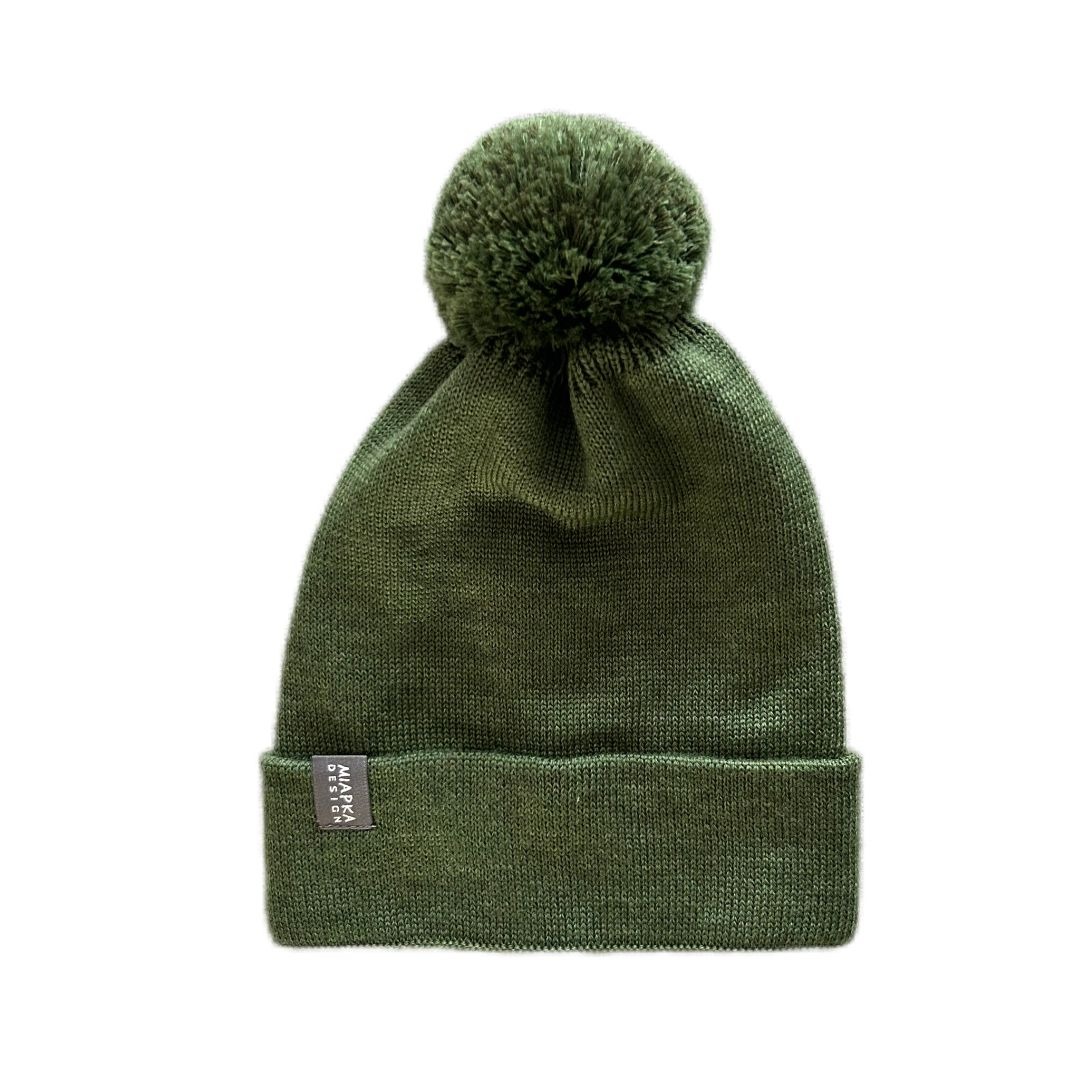 Merino Hat - Forest Moss